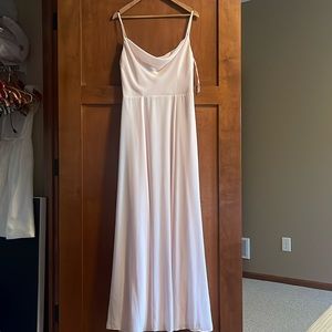 Amsale peony chiffon dress